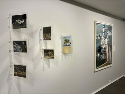 Andrés Orjuela, Alguien nos ha estado mirando, exhibition view. Courtesy of La Balsa Gallery