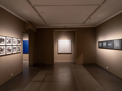 Aditya Krishnamurthy and Supriyo Karmakar, In - equal measure, exhibition view. Courtesy of Akar Prakar