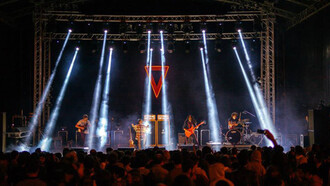 Deerhof on stage, 2015