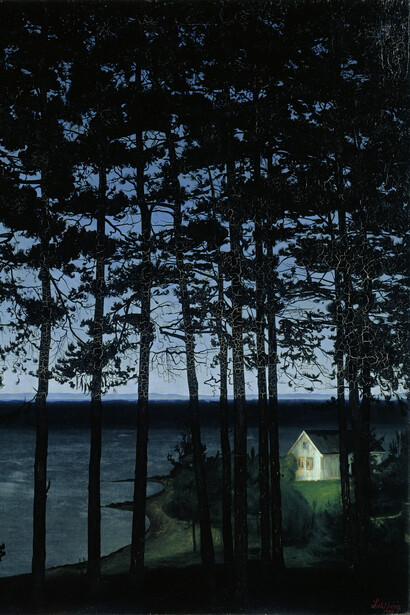 Harald Sohlberg, A house by the coast (fisherman’s cottage). Courtesy of Fondation Beyeler 