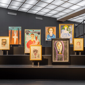 Semiha Berksoy, Singing in full colour, ausstellungsansicht. Mit freundlicher genehmigung der Staatlichen Museen