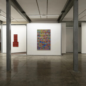 Naresh Kumar, Act of republic, exhibition view. Courtesy of Chemould Prescott Road
