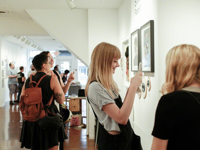 Stitched, Exhibition view. Courtesy of Paradigm Gallery + Studio 