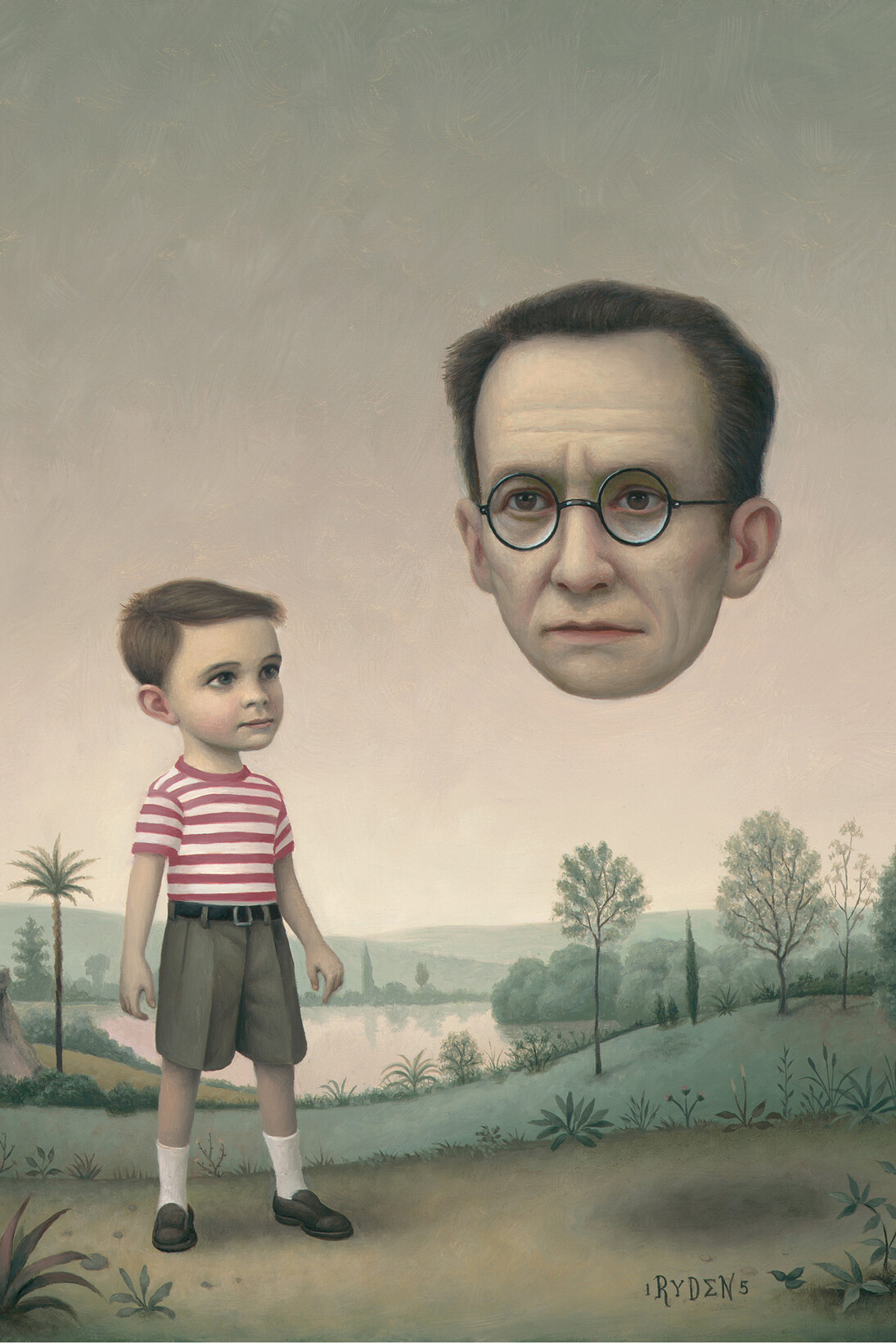 Mark Ryden, Quantum Entanglement, 2015, oil, on panel, 14 x 11 inches, 35.6 x 27.9 cm, detail