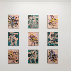 Sarah Trigg, Collected signals, exhibition view. Courtesy of Gaa Gallery