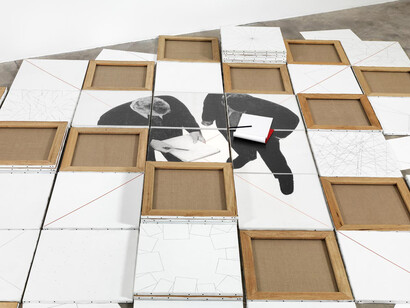 Essere o non essere [To Be or Not to Be] 1994-95, Mixed media, 350 x 350 cm, Fondazione Giulio e Anna Paolini, Turin, © Giulio Paolini