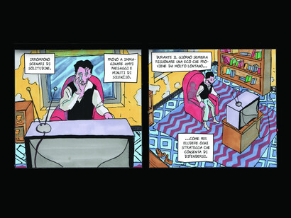 Graphic novel. "Cortocircuiti catartici" di Glauco Piccione & Pitz Horn, dei Merangoli Editrice (2022)