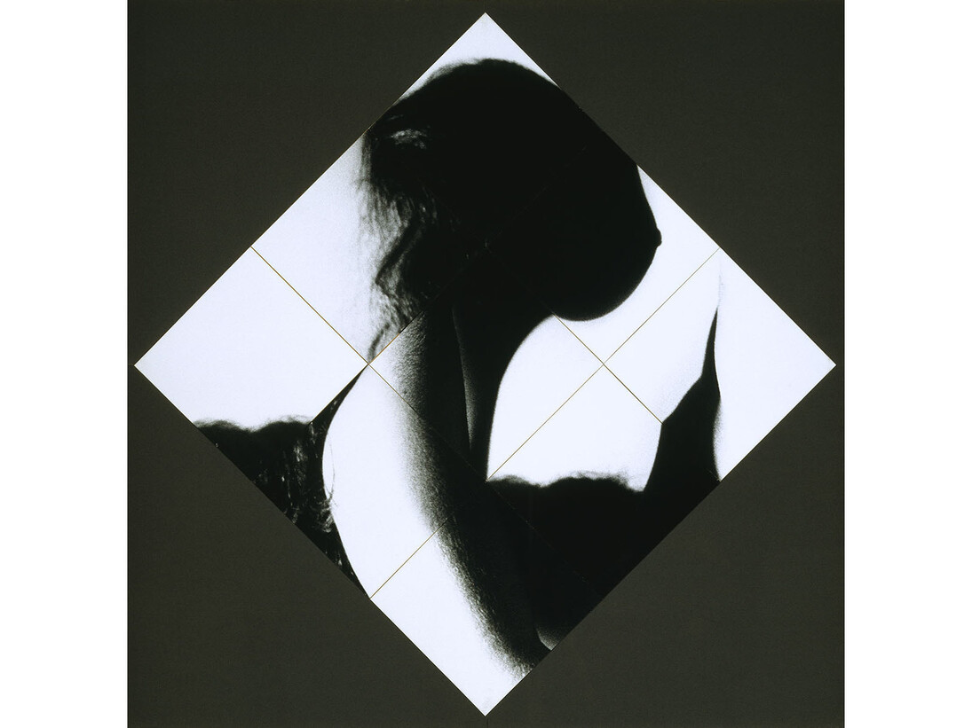 Robert Heinecken. Breast/Bomb #5. 1967. Gelatin silver prints, cut and reassembled, 38 1/2 × 38 1/4" (97.8 × 97.2 cm). Denver Art Museum. Funds from 1992 Alliance for Contemporary Art Auction. © 2013 The Robert Heinecken Trust
