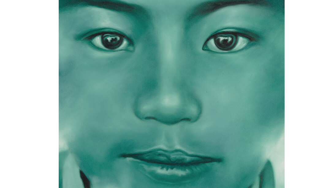 Tsewang Tashi, Untitled No. 8, 2009, oil on canvas, 53 x 41 cm – 21 x 16 in