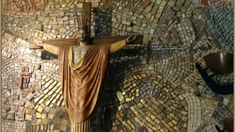 High altar of the Church of St. Nicholas in Grao de Gandía, Spain