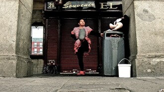 Una ecuatoriana en plaza Mayor