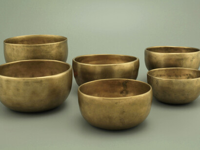 Well-crafted brass pots, reflecting the ceremonial and cultural life of Benin Kingdom