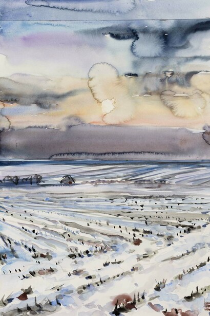 Anselm Kiefer, Aller abende tag [The day of all evenings], 2014. Mit freundlicher Genehmigung des Künstlers und der Bastian Gallery © Foto von Céline Bastian, Berlin