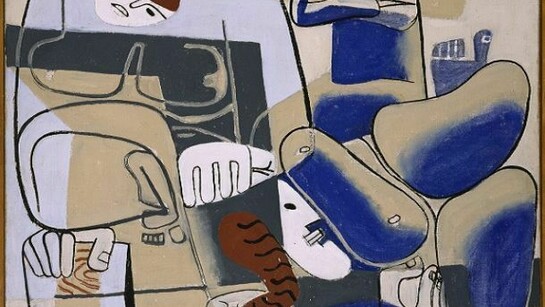 Le Corbousier, La caida de Barcelona II, 1939, Óleo sobre lienzo, 113 x 131,5 cm, Museo Nacional Centro de Arte Reina Sofia, Madrid. Fotografia: Joaquin Cortes/Roman Lores