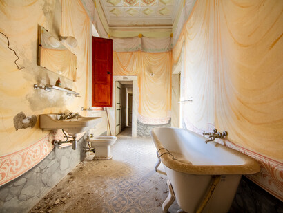 Villa Bastia, il bagno padronale