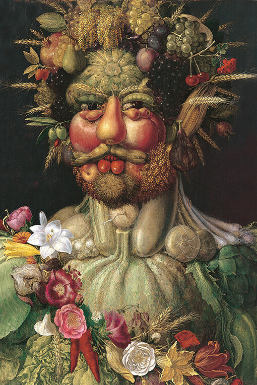 Giuseppe Arcimboldo, Vertumnus, 1590, Olio su tavola, Skokloster Castle Collections / National Historical Museum, Svezia
© Skokloster Castle Collections / National Historical Museum, Svezia