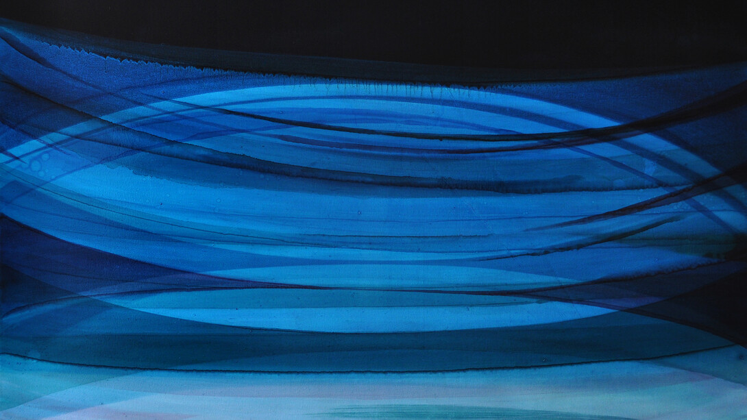 Shawn Snow, Vortices, 2010, oil and alykd on canvas, 60 x 48 inches