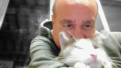 Apareció de la nada, se acercó a su hija y la persiguió ronroneando y buscando mimos, ella se mostraba embriagada por una belleza inigualable, Dulce, así lo llamaremos, más que un gato parecía una ardilla con su cola hinchada y sus saltitos armoniosos. La suavidad de su pelo y un perfil idéntico al de Oscar Wilde, hicieron el resto.