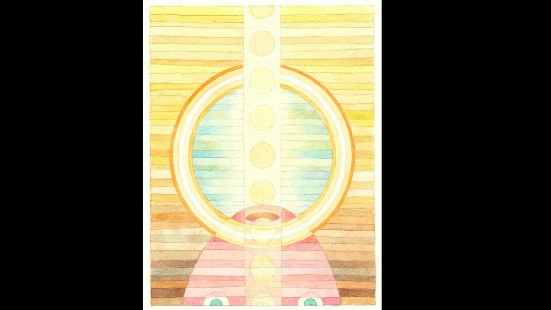 Crown - pencil and watercolour by Mark Weighton September 2022