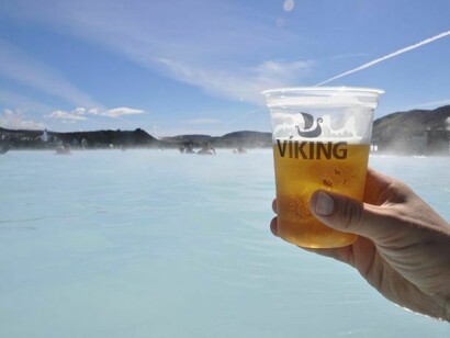 Vikings also enjoy drinking beer