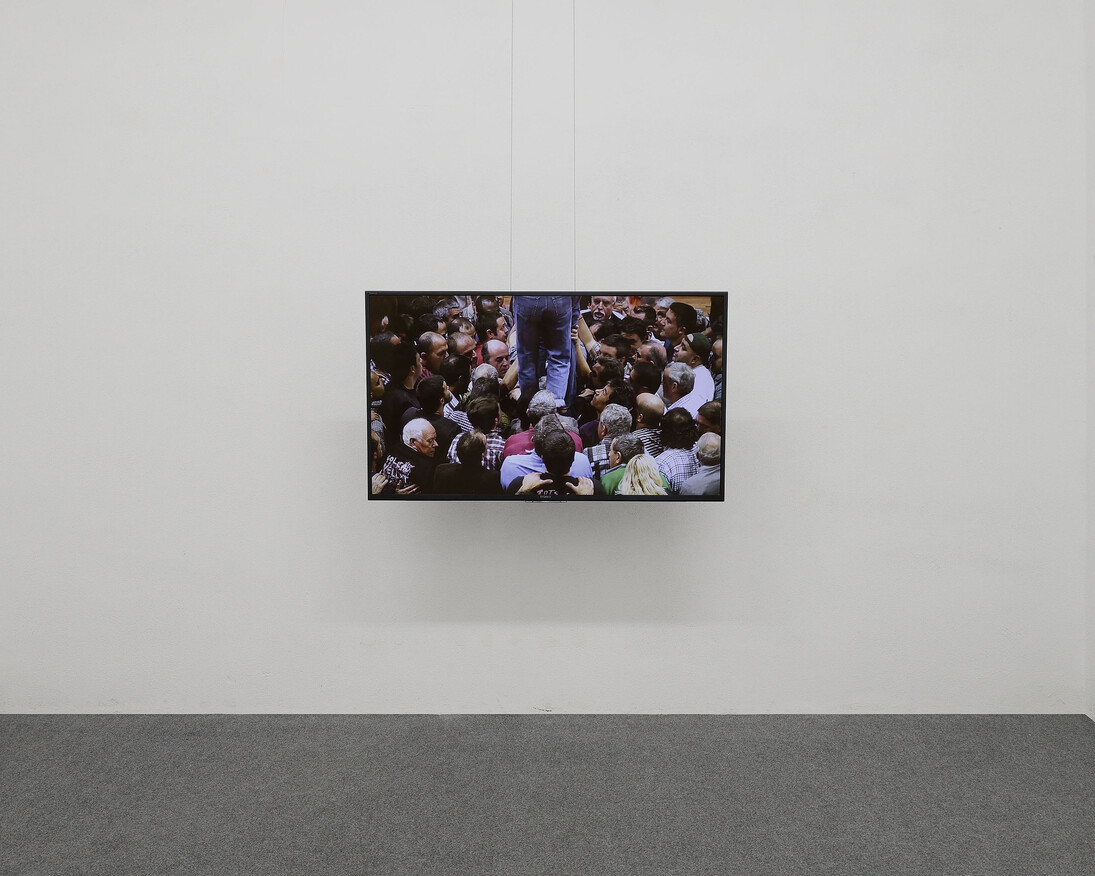 Pablo Lobato, Castell, 2012, Video installation, HD, color, stereo, single channel,, 7’21’’, looped. Courtesy of the artist and Luciana Brito Galeria. Photo by Roberto Apa 
