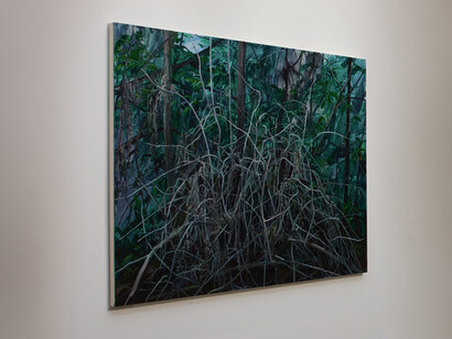 Claire Sherman, Tannic waters, exhibition view. Courtesy of Patron