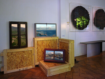 Anotherview windows from installation "A Warehouse full of Days" on show at Rossana Orlandi Gallery, Milan - Photo credits: Tatiana Uzlova 