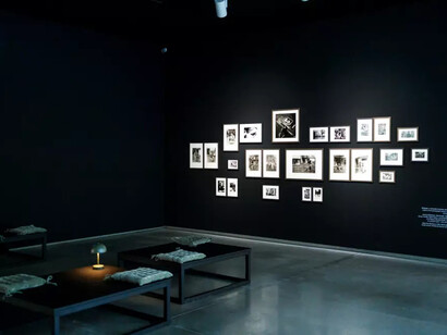 Ojārs Ābols, Man’s absurd projects on Earth, exhibition view. Courtesy of Latvian National Museum of Art