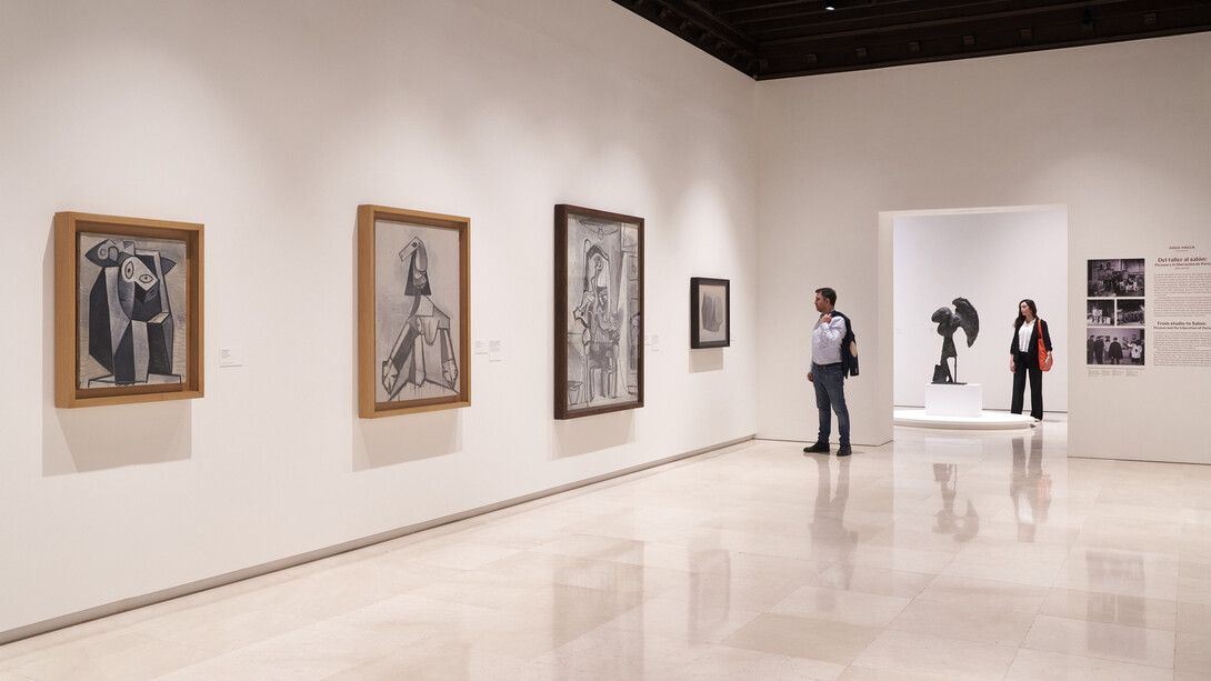 Pablo Picasso: estructuras de la invención. La unidad de una obra, vista de exhibición. Cortesía del Museo Picasso Málaga
