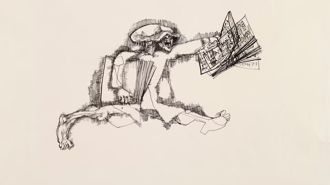 Vías y trazos. Poty 100 años. Cortesía del Museu Oscar Niemeyer
