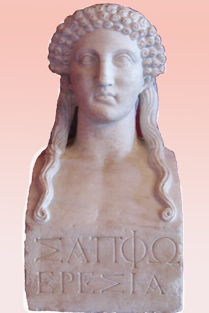 Busto di Saffo, Musei Capitolini, Roma, Italia