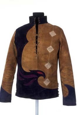 Suede jerkin, made by Mirandi, retailed at Hung on You, 1968 – 9, England. Museum no. T.313-1979. © Victoria and Albert Museum, London
