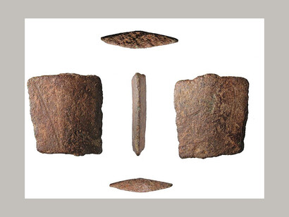 Bronze age (1300 - 900 BCE) rapier fragment, West Sussex