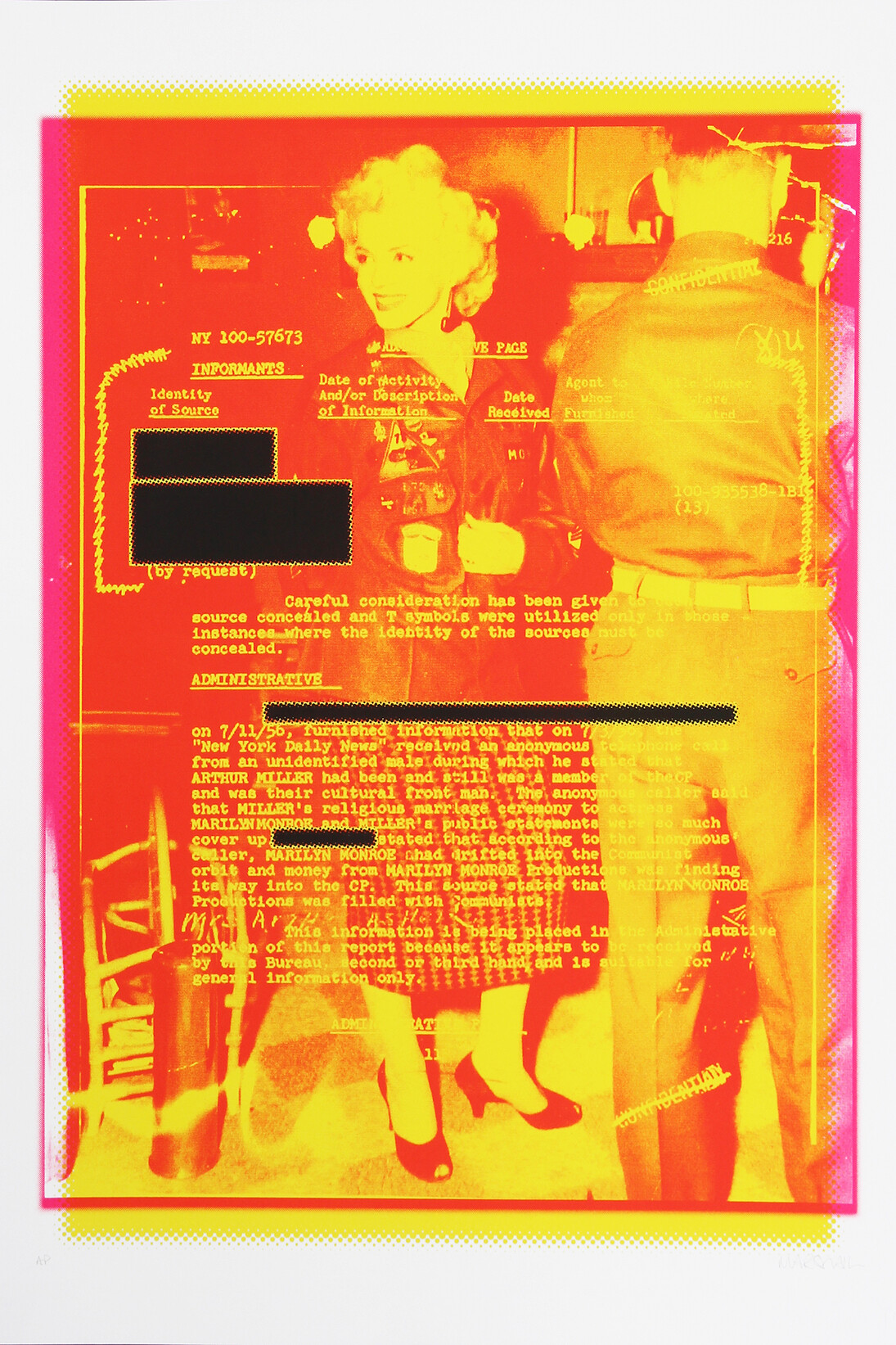 Russell Marshall, Marilyn Monroe And The FBI. Courtesy of Jealous