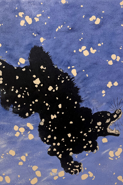 Paulina Domašauskaitė, Krintančiam sniege / In the falling snow (detail), 2024. Courtesy of Galerija Vartai