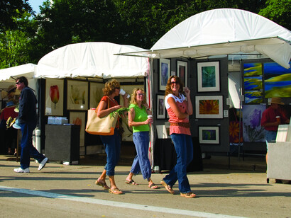 Art Fair on the Square, past edition, exhibition view. Courtesy of Art Fair on the Square