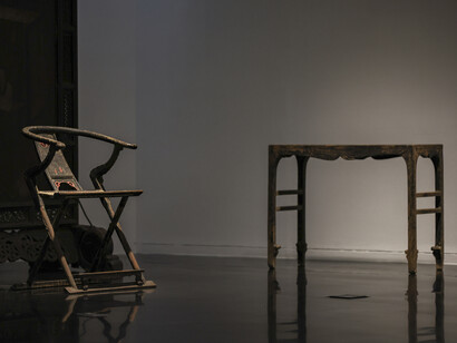 Knowing realm, exploring origins: Ming and Qing furniture culture and art exhibition, exhibition view. Courtesy of Tsinghua University Art Museum