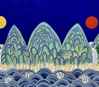 Kate Oh, A city recharging. Courtesy of Kate Oh Gallery