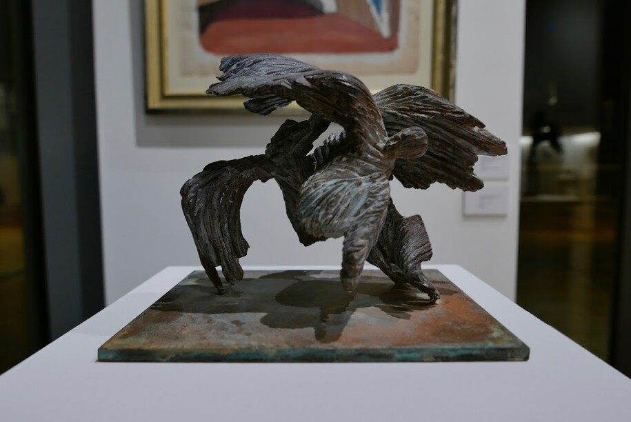 Small Double Angel (Maquette) 2/12, Alexander Polzin, 2013, Bronze