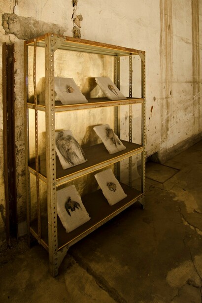 Gian Maria Tosatti,
Sette stagioni dello Spirito 3_Lucifero,
Ex Magazzini Generali del Porto di Napoli,
Installation view,
© Gian Maria Tosatti,
Courtesy Galleria Lia Rumma MilanoNapoli
