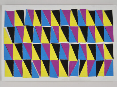 Vanessa Hodgkinson, Twelve Untaught Paintings, 2013, Gouache on wood, 80 x 40 cm