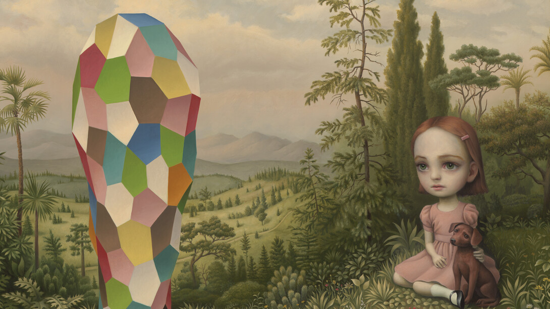 Mark Ryden, Chroma Structure 113, 2015, oil on canvas, 20 x 30 inches, 50.8 x 76.2 cm

