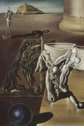  Salvador Dalì, Donna dormiente, cavallo, leone invisibili (1930). Copyright Salvador Dalì, Fondazione Gala-Salvador Dalì / Adagp. Paris