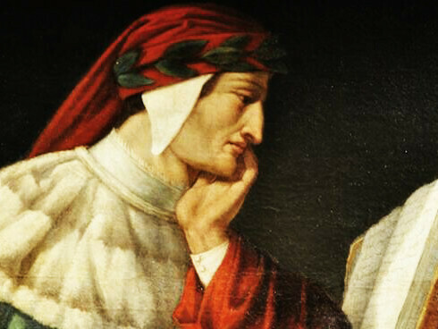È stato immaginato un incontro a Verona tra Alighieri e Beatrice