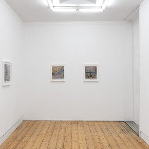 John Maclean, Works on paper, exhibition view. Courtesy of the Approach 