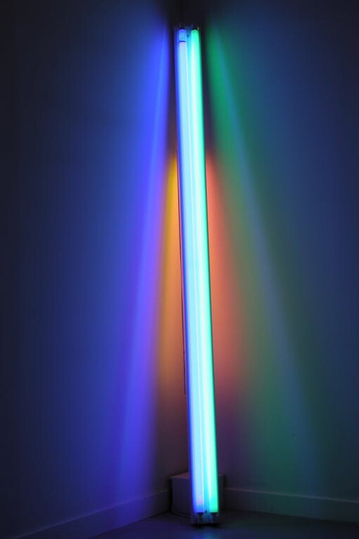 Untitled (to the real Dan Hill) 1b, Dan Flavin, 1978. Courtesy of M HKA
