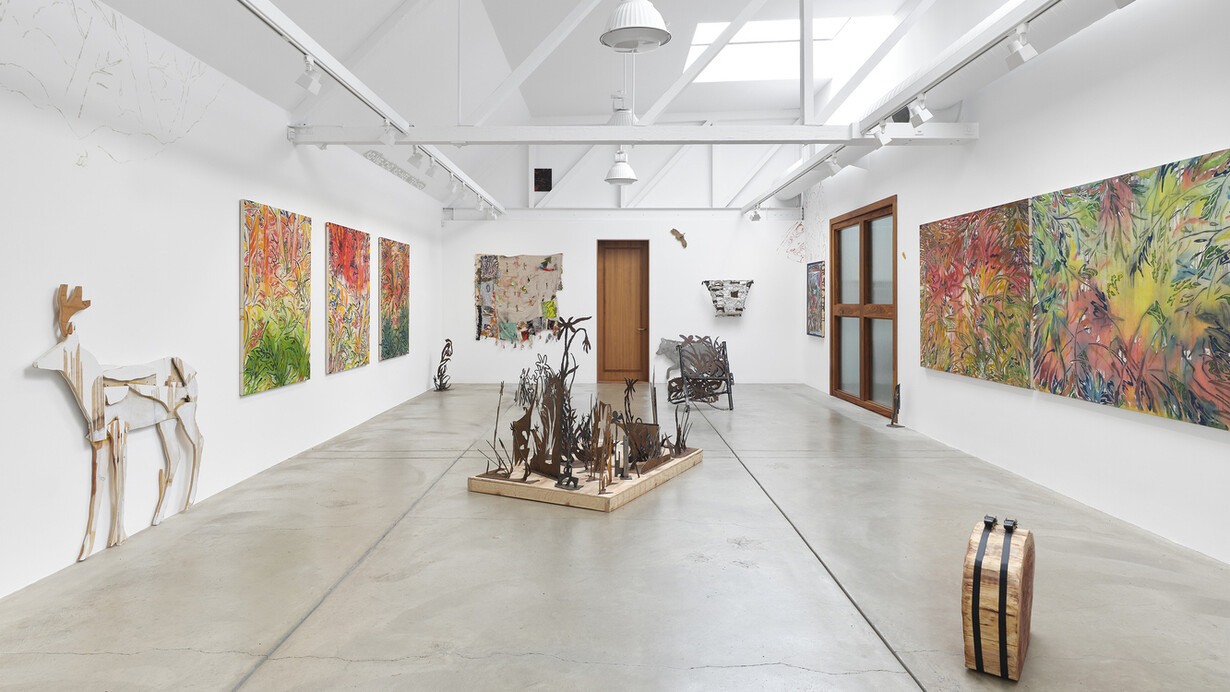 Saif Azzuz, Aiy-ye-kwee’, exhibition view. Courtesy of Anthony Meier