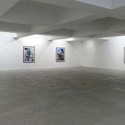 Roland Fischer, Transhistorical places and new architectures, vista da exposição. Cortesia de Carlos Carvalho
