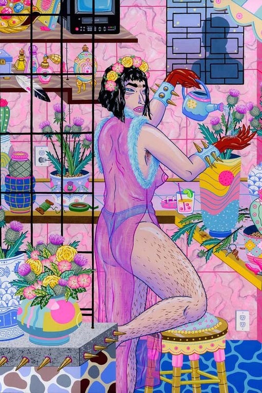 Not A Flower Alone. Courtesy of Corey Helford Gallery