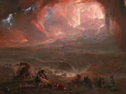 John Martin; Destrucción de Pompeya y Herculano, 1822 (detalle)